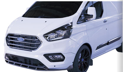 💫Splitter Anteriore (2 Pezzi) per Ford Transit Custom MK1 Facelift 2018–2022💫
