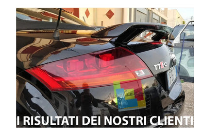 SPOILER POSTERIORE ADATTO PER AUDI TT 8J 2008-2016 LOOK TTRS DESIGN GREZZO