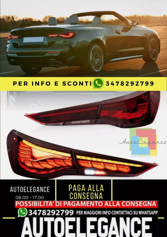 Fanali posteriori OLED per BMW Serie 4 (G22/G23/G26) 2020 - 2022
