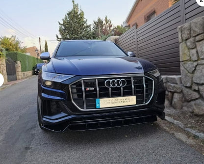 ✨1837 SPLITTER NERO LUCIDO ADATTO PER AUDI Q8 2018-2024 S-line SQ8 ✨