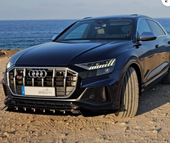 ✨1837 SPLITTER NERO LUCIDO ADATTO PER AUDI Q8 2018-2024 S-line SQ8 ✨