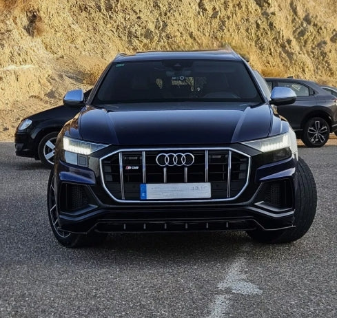 ✨1837 SPLITTER NERO LUCIDO ADATTO PER AUDI Q8 2018-2024 S-line SQ8 ✨