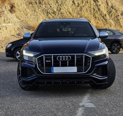 ✨1837 SPLITTER NERO LUCIDO ADATTO PER AUDI Q8 2018-2024 S-line SQ8 ✨