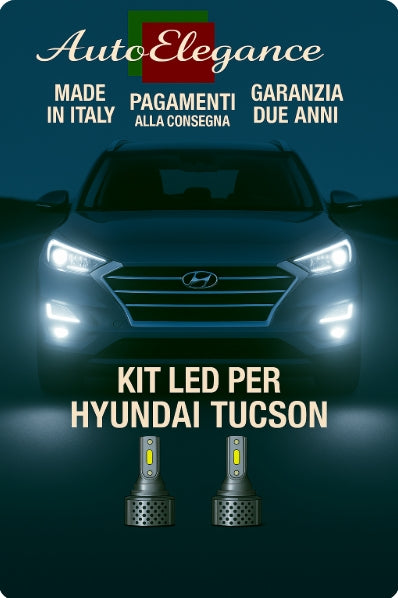🔥KIT LED D3S 6000K BIANCO CANBUS – Anabbaglianti per Hyundai Tucson🔥