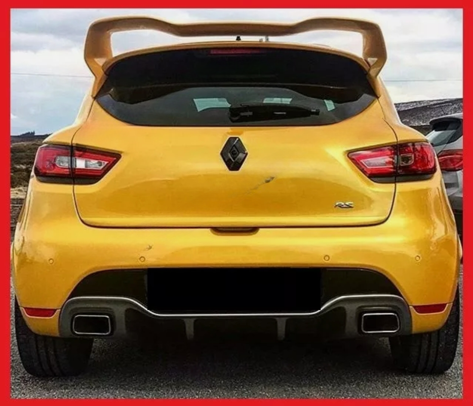 RENAULT CLIO IV 220 200 CUP TROPHY RS16 REAR WING, ROOF SPOILER + NEW+