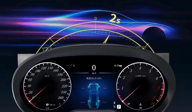 🔥PANNELLO AUTO TACHIMETR LCD 12,3'' PER MERCEDES W176 GLA CLA W117 250 14-19🔥
