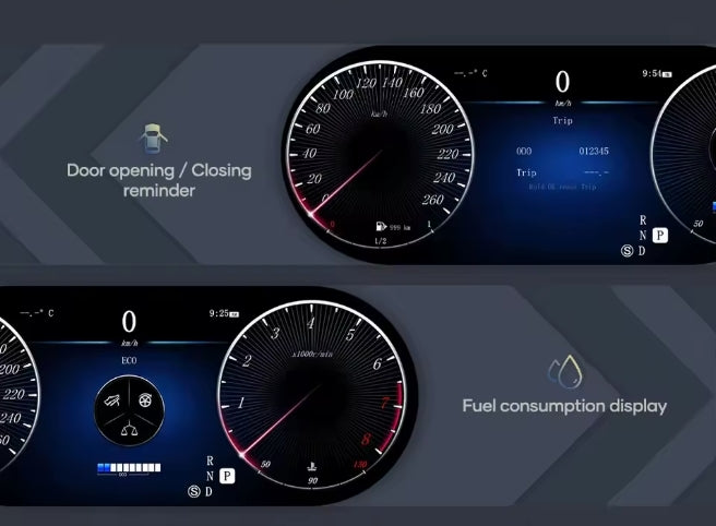 🔥PANNELLO AUTO TACHIMETR LCD 12,3'' PER MERCEDES W176 GLA CLA W117 250 14-19🔥