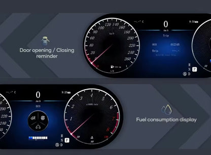 🔥PANNELLO AUTO TACHIMETR LCD 12,3'' PER MERCEDES W176 GLA CLA W117 250 14-19🔥