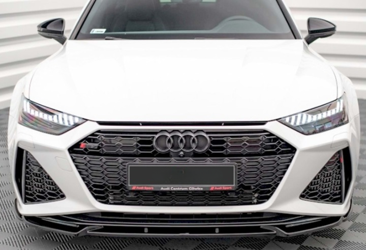 💫ART. 0019 SPLITTER C8 A6 C8 2018+ RS6 NERO LUCIDO💫