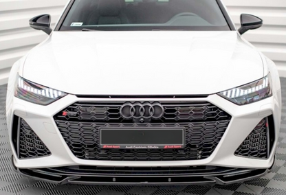 💫ART. 0019 SPLITTER C8 A6 C8 2018+ RS6 NERO LUCIDO💫