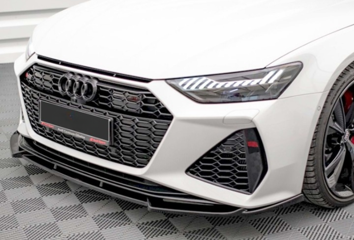 💫ART. 0019 SPLITTER C8 A6 C8 2018+ RS6 NERO LUCIDO💫