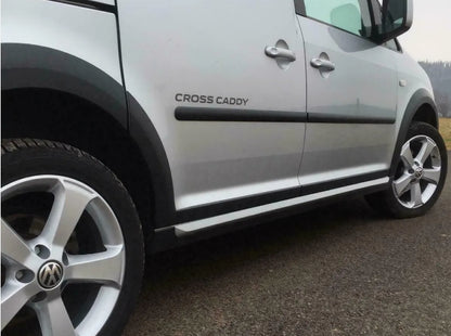 Spoiler Minigonne Laterali per VW CADDY 2K CROSS 2003 - 2015 ABS Plastica