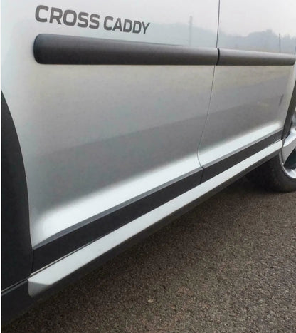 Spoiler Minigonne Laterali per VW CADDY 2K CROSS 2003 - 2015 ABS Plastica