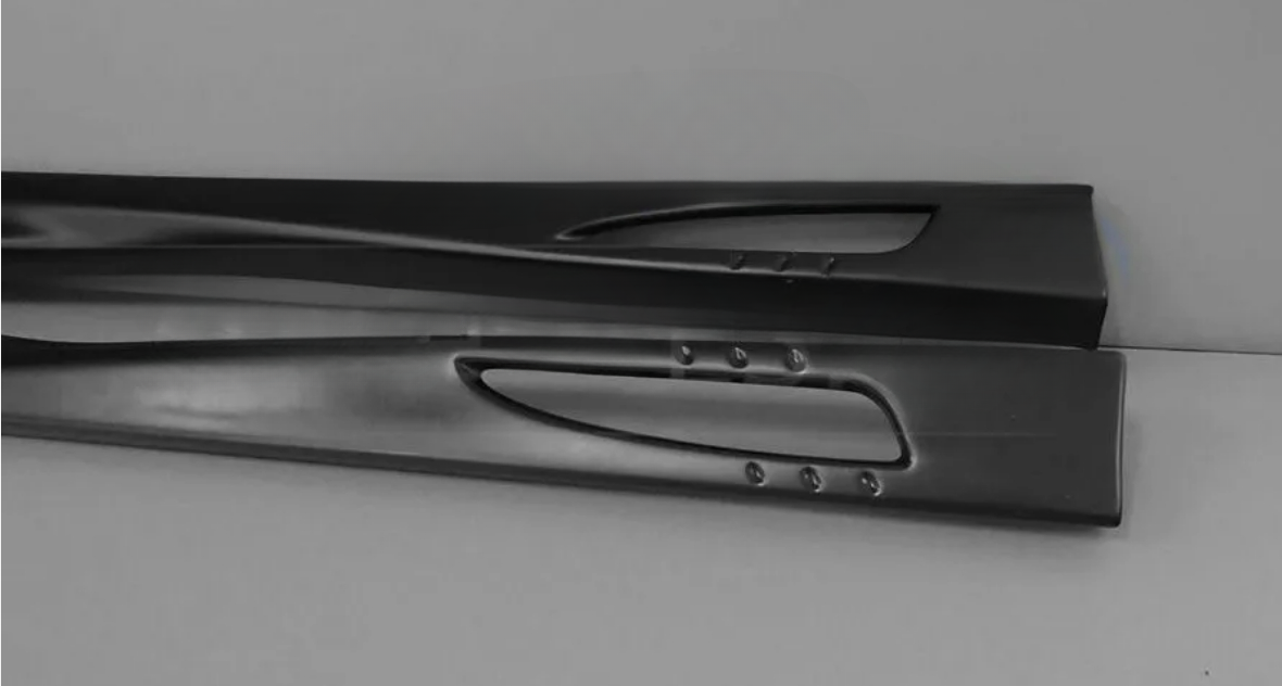 Spoiler Minigonne Laterali per MAZDA MX-5 MX5 98-05 ABS Plastica Silever Line