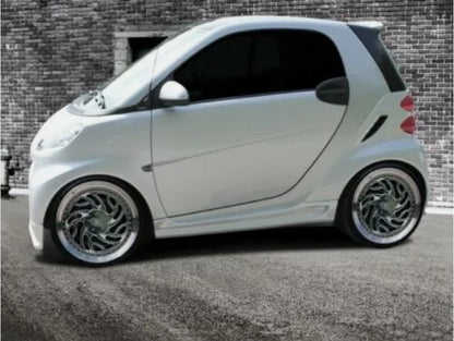Spoiler Minigonne Laterali per SMART Fortwo 451 Coupe Cabrio 07-12 ABS Plastic