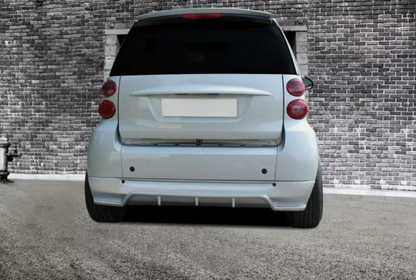 Spoiler posteriore sotto paraurti per SMART Fortwo 451 07-12 ABS Plastica