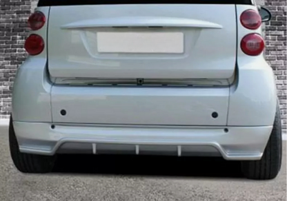 Spoiler posteriore sotto paraurti per SMART Fortwo 451 07-12 ABS Plastica