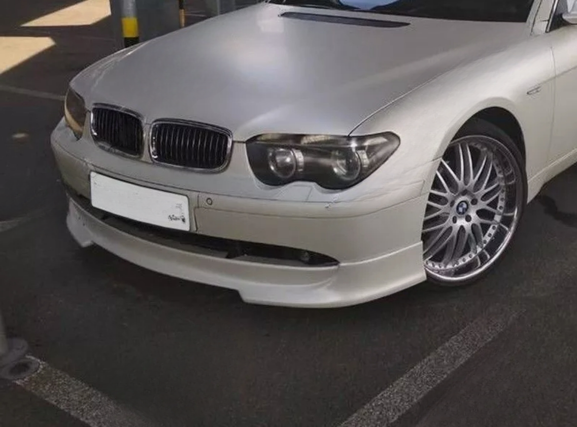 Spoiler per BMW 7 E65 / E66 2001 - 2005 ABS Plastic Lip Valance