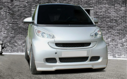 Front spoiler under bumper for SMART Fortwo 451 07-12 ABS plastic