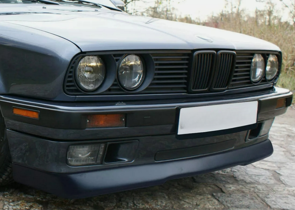 Spoiler anteriore sotto paraurti per BMW 3 E30 82-94 ABS Plastica