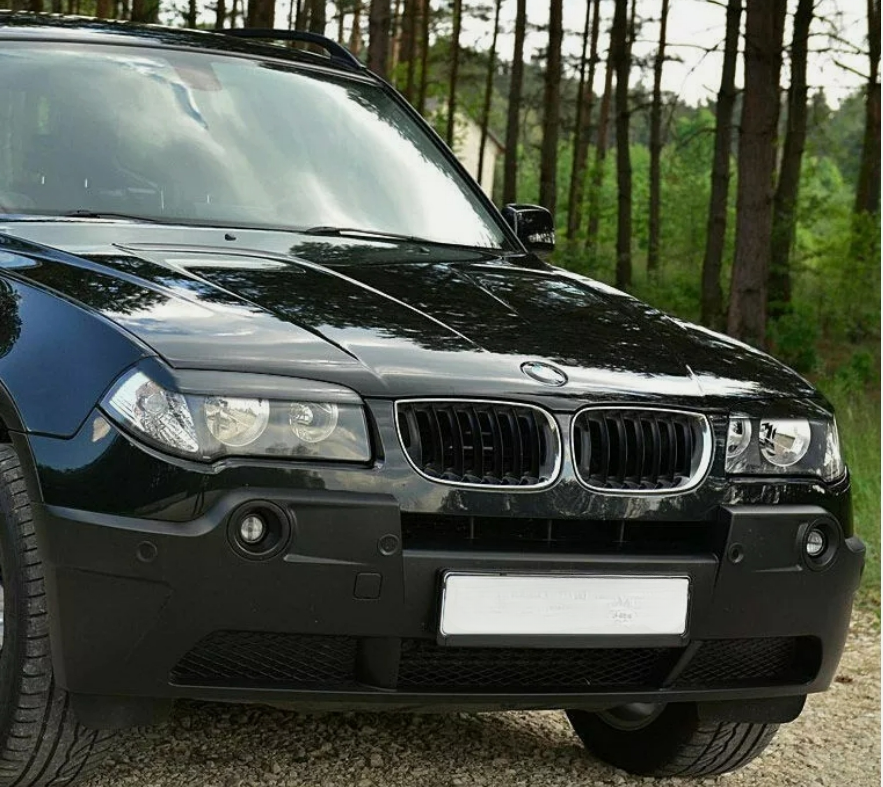 Sopracciglia per BMW X3 E83 2004-2010 ABS Plastica palpebre fari