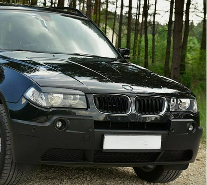 Sopracciglia per BMW X3 E83 2004-2010 ABS Plastica palpebre fari