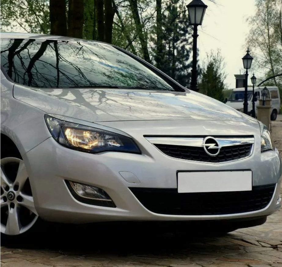 Sopracciglia per OPEL ASTRA J 2009+ ABS Plastica palpebre fari