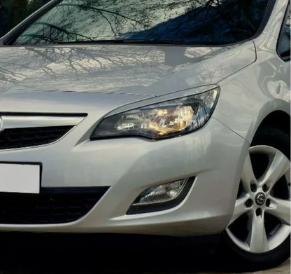 Sopracciglia per OPEL ASTRA J 2009+ ABS Plastica palpebre fari