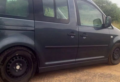Spoiler Minigonne Laterali per VW CADDY 2K 03-15 ABS Plastica " R32 " - guardi