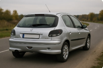 😎FARI POSTERIORE LED NERO ADATTO PER PEUGEOT 206😎