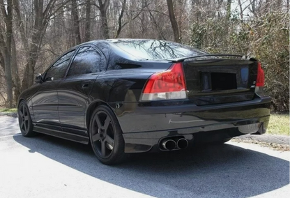 VOLVO S60 2002 - 2005 CARROZZERIA - SPOILER ANTERIORE + MINIGONNA POSTERIORE - LOOK R DESIGN