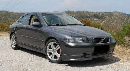 VOLVO S60 2002 - 2005 CARROZZERIA - SPOILER ANTERIORE + MINIGONNA POSTERIORE - LOOK R DESIGN