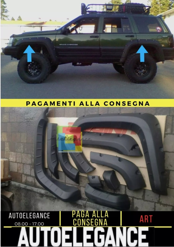 JEEP GRAND CHEROKEE ZJ 1992 - 1998 - KIT ESTENSIONI PARAFANGO +++ NUOVO +