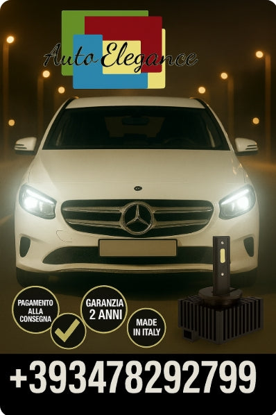 ⭐KIT LED D1S 6000K BIANCO CANBUS – Anabbaglianti per Mercedes-Benz GLE⭐