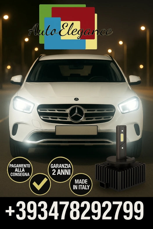 ⭐KIT LED D1S 6000K BIANCO CANBUS – Anabbaglianti per Mercedes-Benz Classe GL⭐