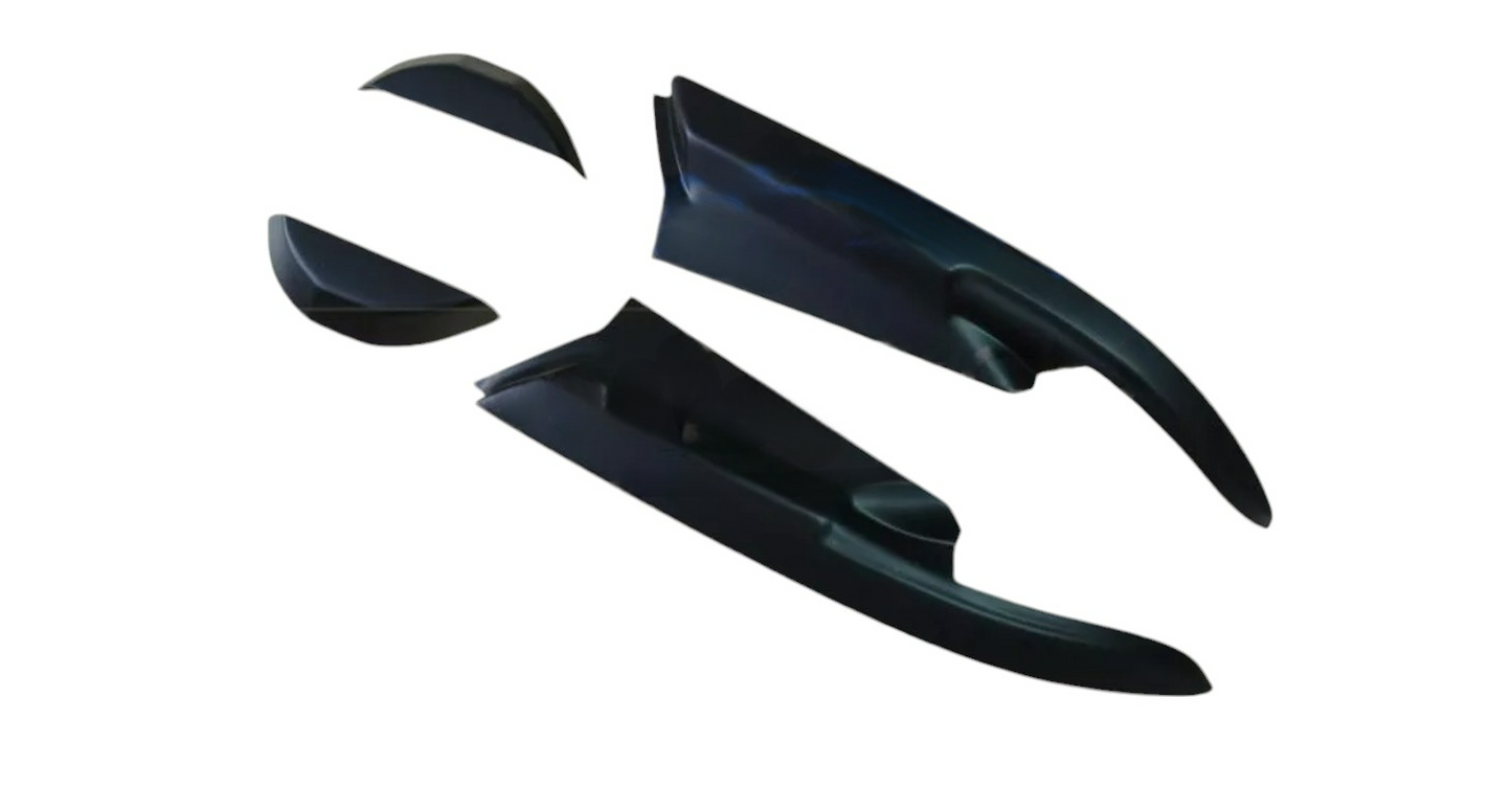 Sopracciglia per BMW 3 E46 COMPACT 2001-2004 ABS plastica