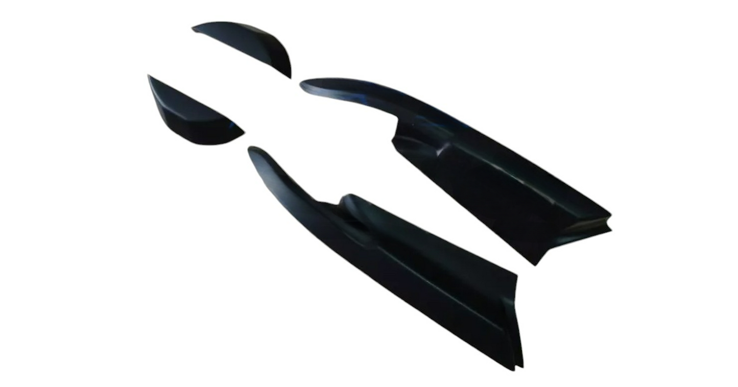 Sopracciglia per BMW 3 E46 COMPACT 2001-2004 ABS plastica
