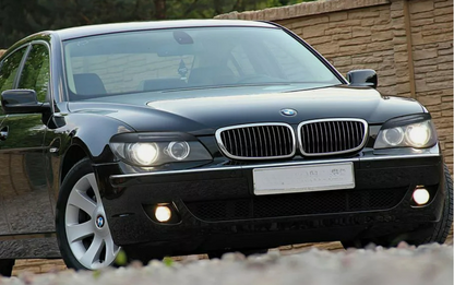 Sopracciglia per BMW 7 E65 / E66 2005-2008 headlight eyelids lids ABS Plastic