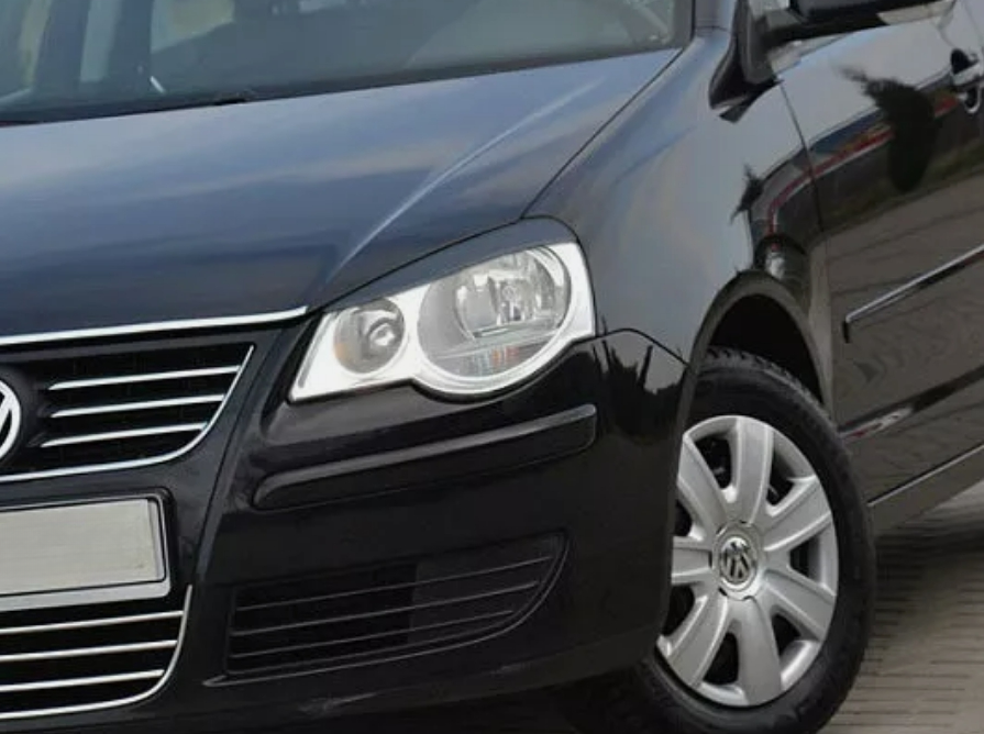 Sopracciglia per VW POLO IV 4 9N3 Restyling 2005-2009 ABS Plastica