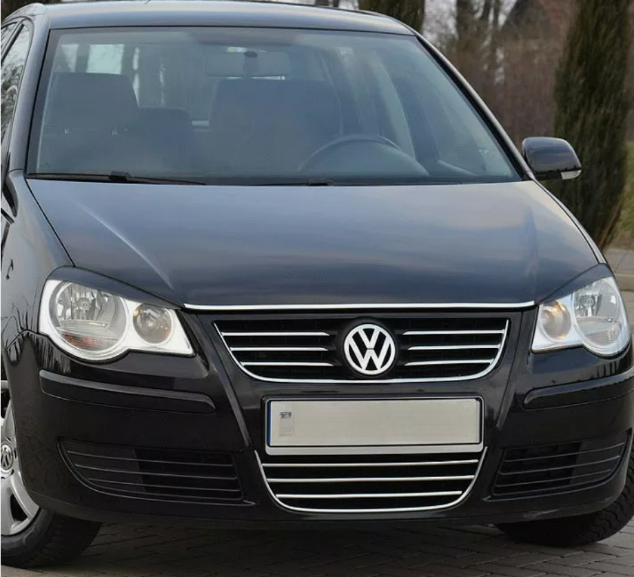 Sopracciglia per VW POLO IV 4 9N3 Restyling 2005-2009 ABS Plastica