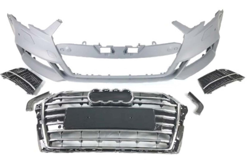 💫ART.2776 Paraurti Anteriore S3 Style Audi A3 8V FL HB 2017+💫