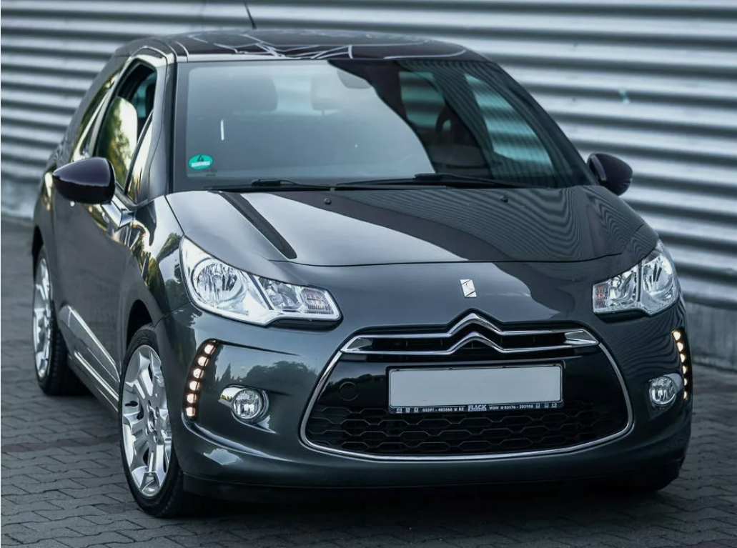 Sopracciglia per CITROEN DS3 / C3 2009+ ABS Plastica palpebre fari