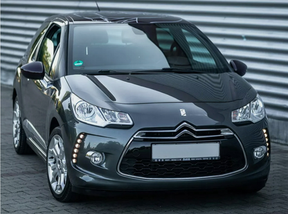 Sopracciglia per CITROEN DS3 / C3 2009+ ABS Plastica palpebre fari