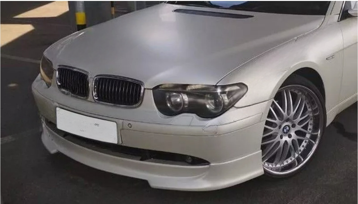 Spoiler anteriore sotto paraurti per BMW 7 E65 / E66 2001 - 2005 Plastique ABS