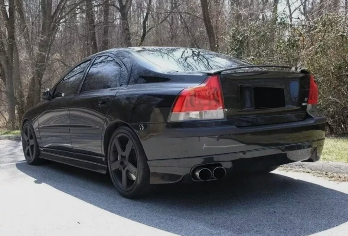 VOLVO S60 2002 - 2005 BODYWORK - FRONT SPOILER + REAR SKIRT - R DESIGN LOOK