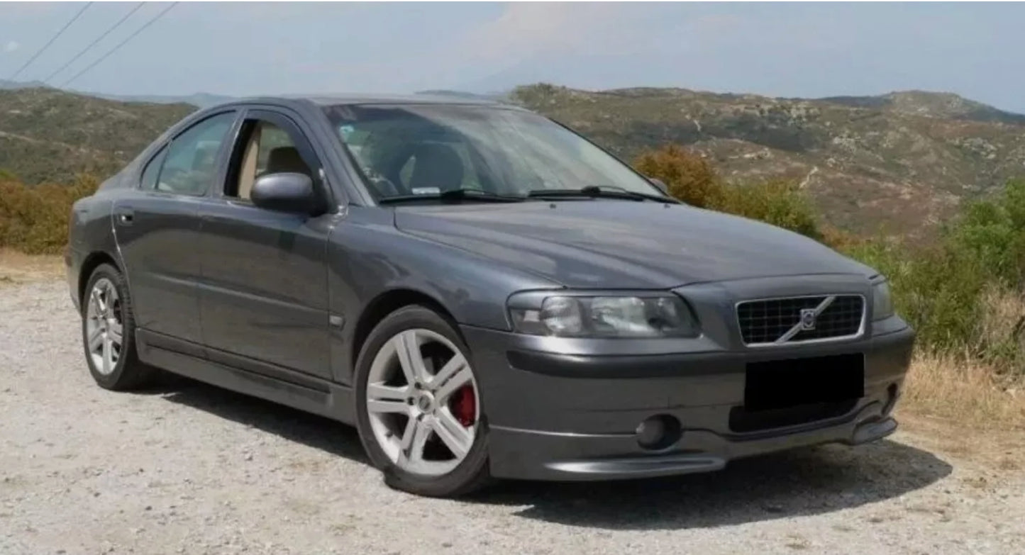 VOLVO S60 2002 - 2005 BODYWORK - FRONT SPOILER + REAR SKIRT - R DESIGN LOOK