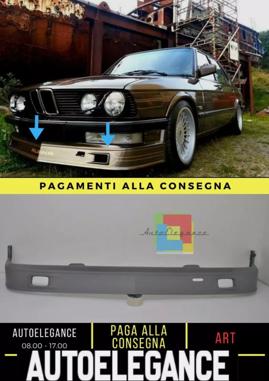 BMW E28 FRONT BUMPER SPOILER / LIP / LOWER - ALPINA look