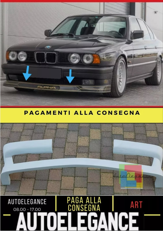 for BMW 5 E34 B10 5.0 ALPINA - FRONT SKIRT / LIP / SPOILER