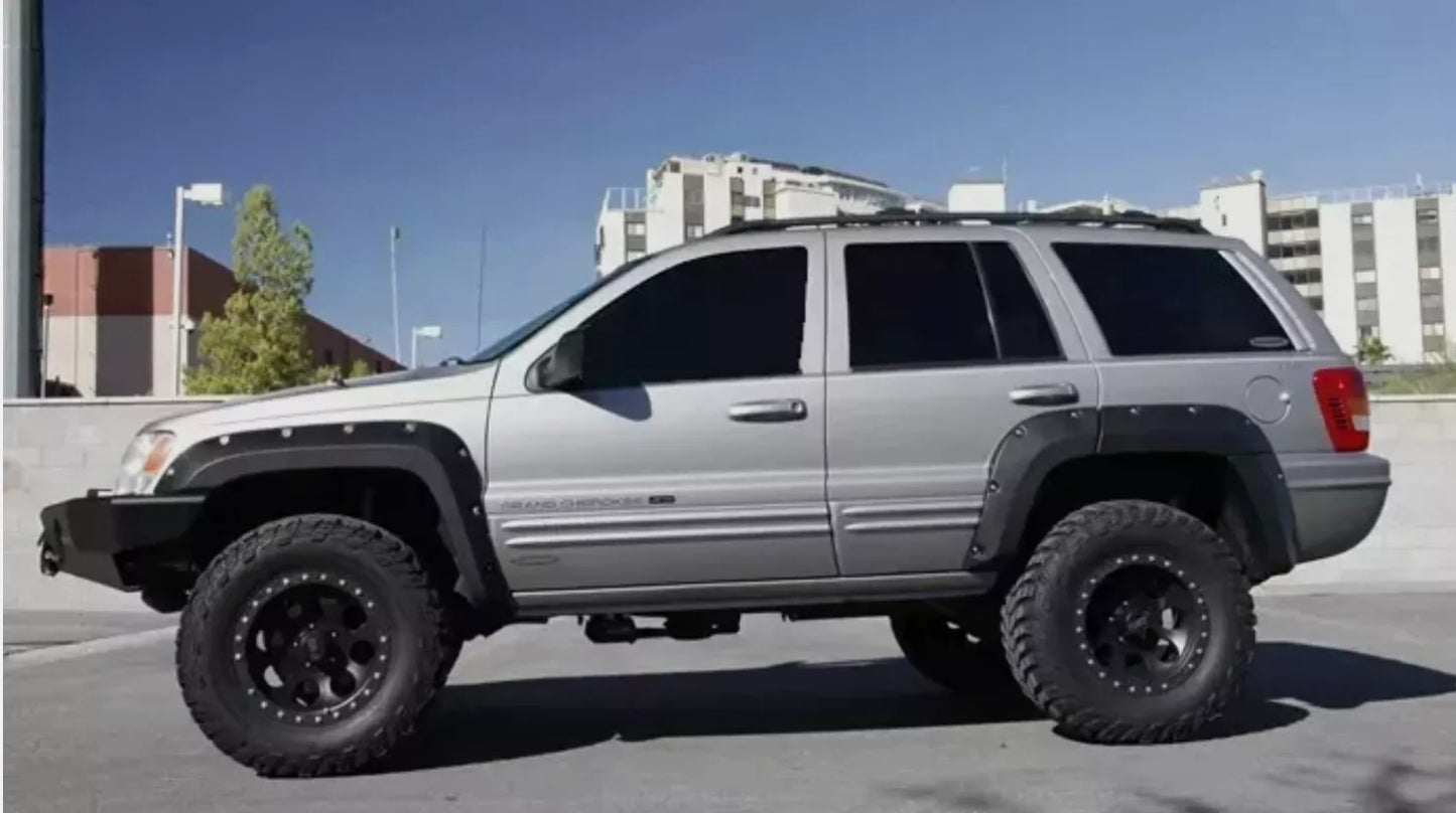 JEEP GRAND CHEROKEE WJ 1999 - 2004 ESTENSIONI PASSARUOTA - PARAFANGHI SVASATI +