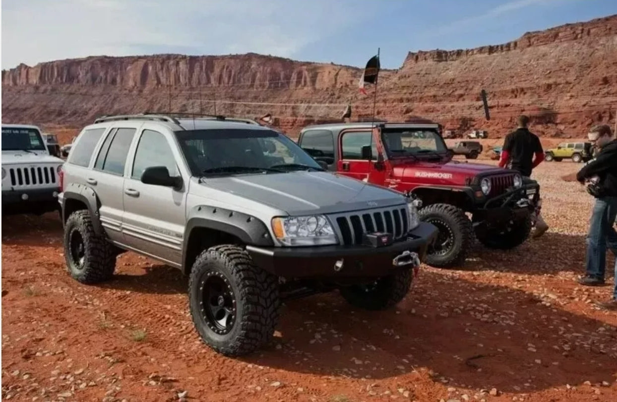 JEEP GRAND CHEROKEE WJ 1999 - 2004 ESTENSIONI PASSARUOTA - PARAFANGHI SVASATI +
